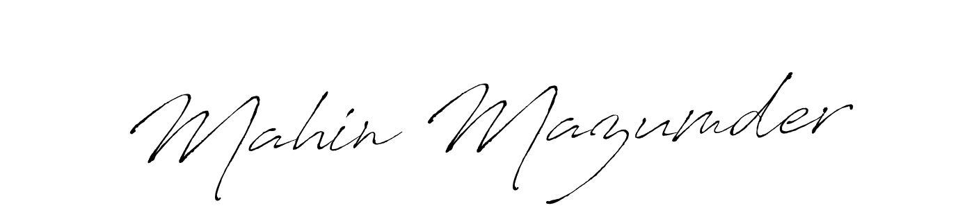 Make a short Mahin Mazumder signature style. Manage your documents anywhere anytime using Antro_Vectra. Create and add eSignatures, submit forms, share and send files easily. Mahin Mazumder signature style 6 images and pictures png