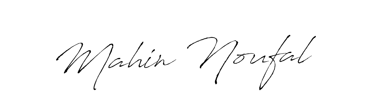 How to make Mahin Noufal signature? Antro_Vectra is a professional autograph style. Create handwritten signature for Mahin Noufal name. Mahin Noufal signature style 6 images and pictures png