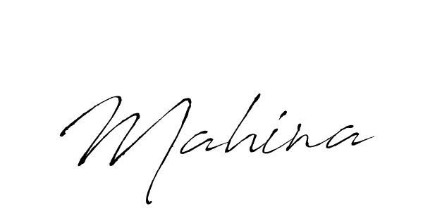 Mahina stylish signature style. Best Handwritten Sign (Antro_Vectra) for my name. Handwritten Signature Collection Ideas for my name Mahina. Mahina signature style 6 images and pictures png