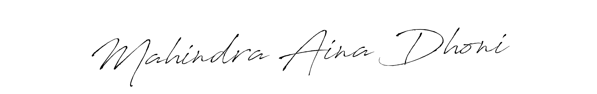 It looks lik you need a new signature style for name Mahindra Aina Dhoni. Design unique handwritten (Antro_Vectra) signature with our free signature maker in just a few clicks. Mahindra Aina Dhoni signature style 6 images and pictures png