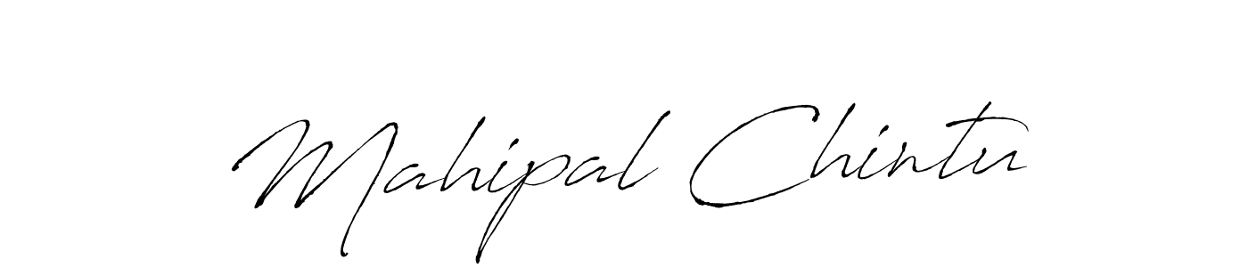 Also we have Mahipal Chintu name is the best signature style. Create professional handwritten signature collection using Antro_Vectra autograph style. Mahipal Chintu signature style 6 images and pictures png