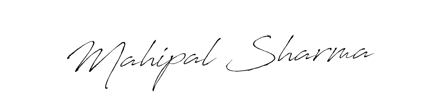 Use a signature maker to create a handwritten signature online. With this signature software, you can design (Antro_Vectra) your own signature for name Mahipal Sharma. Mahipal Sharma signature style 6 images and pictures png