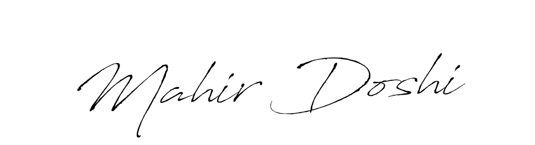 Mahir Doshi stylish signature style. Best Handwritten Sign (Antro_Vectra) for my name. Handwritten Signature Collection Ideas for my name Mahir Doshi. Mahir Doshi signature style 6 images and pictures png