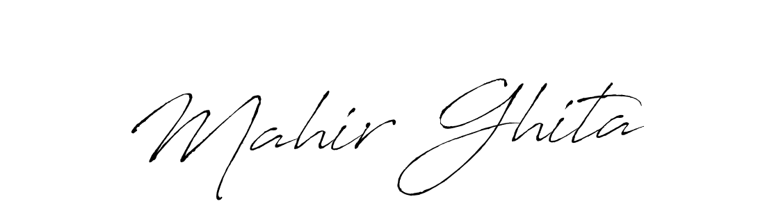 Make a beautiful signature design for name Mahir Ghita. Use this online signature maker to create a handwritten signature for free. Mahir Ghita signature style 6 images and pictures png