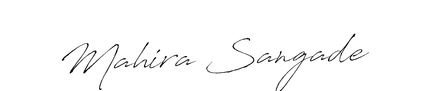 The best way (Antro_Vectra) to make a short signature is to pick only two or three words in your name. The name Mahira Sangade include a total of six letters. For converting this name. Mahira Sangade signature style 6 images and pictures png