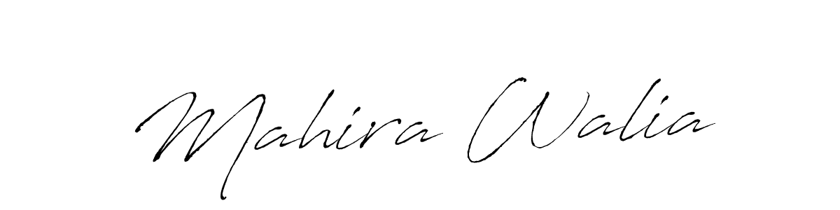 You should practise on your own different ways (Antro_Vectra) to write your name (Mahira Walia) in signature. don't let someone else do it for you. Mahira Walia signature style 6 images and pictures png