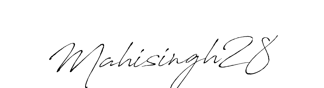 Use a signature maker to create a handwritten signature online. With this signature software, you can design (Antro_Vectra) your own signature for name Mahisingh28. Mahisingh28 signature style 6 images and pictures png