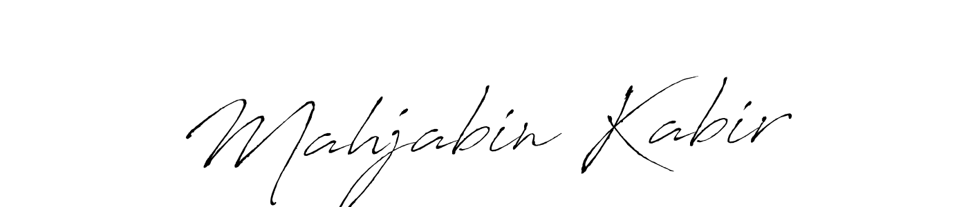 Use a signature maker to create a handwritten signature online. With this signature software, you can design (Antro_Vectra) your own signature for name Mahjabin Kabir. Mahjabin Kabir signature style 6 images and pictures png