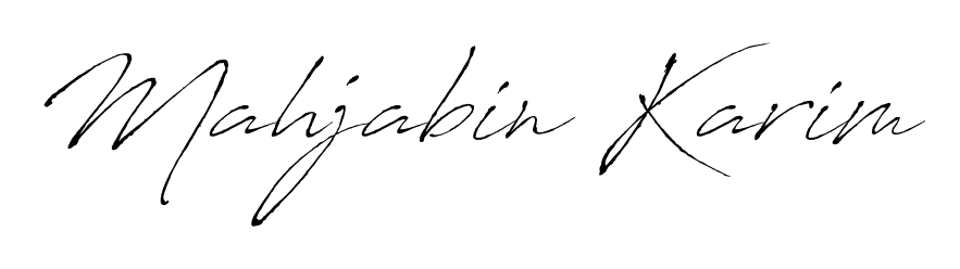 Here are the top professional signature styles for the name Mahjabin Karim. These are the best autograph styles you can use for your name. Mahjabin Karim signature style 6 images and pictures png