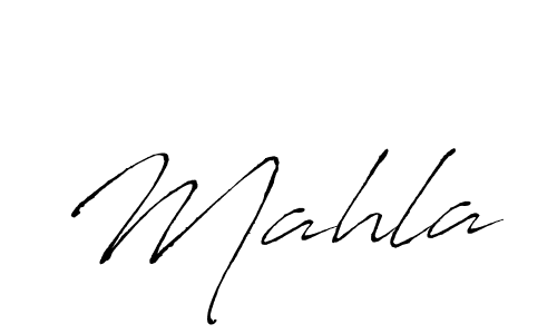 Make a beautiful signature design for name Mahla. With this signature (Antro_Vectra) style, you can create a handwritten signature for free. Mahla signature style 6 images and pictures png