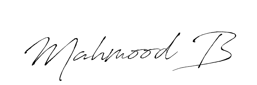 You should practise on your own different ways (Antro_Vectra) to write your name (Mahmood B) in signature. don't let someone else do it for you. Mahmood B signature style 6 images and pictures png