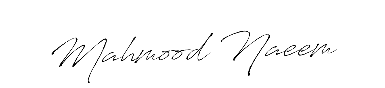 Design your own signature with our free online signature maker. With this signature software, you can create a handwritten (Antro_Vectra) signature for name Mahmood Naeem. Mahmood Naeem signature style 6 images and pictures png