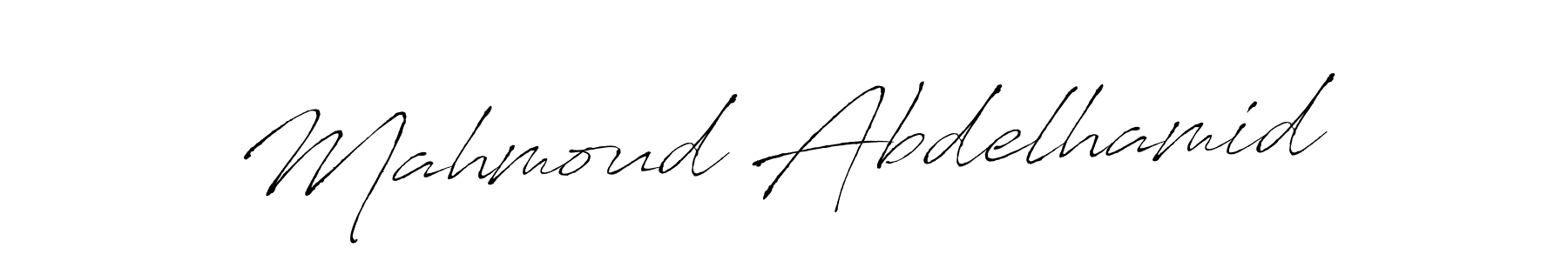 Use a signature maker to create a handwritten signature online. With this signature software, you can design (Antro_Vectra) your own signature for name Mahmoud Abdelhamid. Mahmoud Abdelhamid signature style 6 images and pictures png