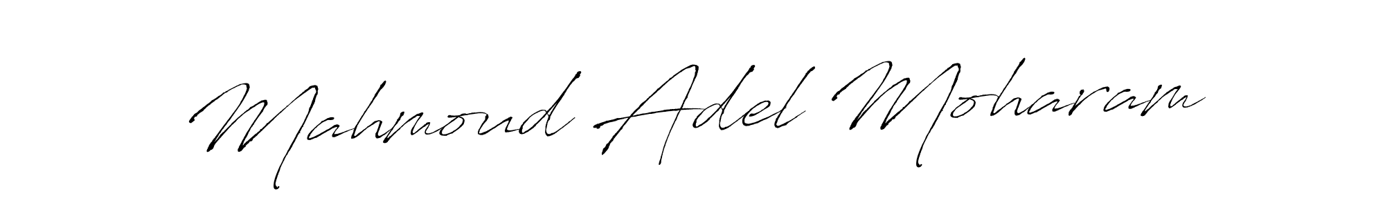 Design your own signature with our free online signature maker. With this signature software, you can create a handwritten (Antro_Vectra) signature for name Mahmoud Adel Moharam. Mahmoud Adel Moharam signature style 6 images and pictures png