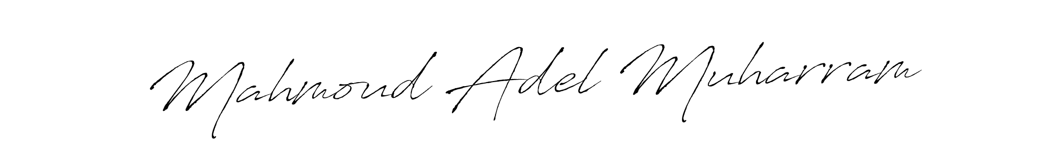 Also we have Mahmoud Adel Muharram name is the best signature style. Create professional handwritten signature collection using Antro_Vectra autograph style. Mahmoud Adel Muharram signature style 6 images and pictures png