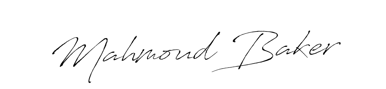 Use a signature maker to create a handwritten signature online. With this signature software, you can design (Antro_Vectra) your own signature for name Mahmoud Baker. Mahmoud Baker signature style 6 images and pictures png