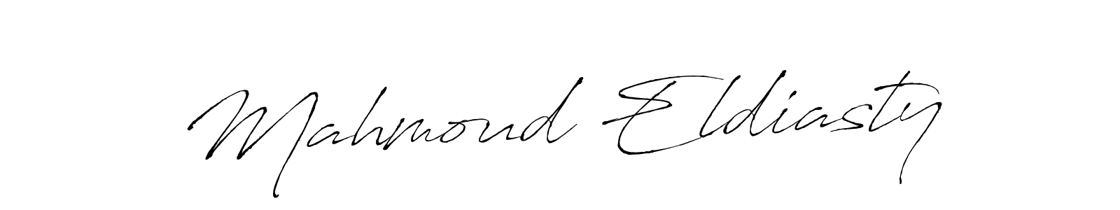 Mahmoud Eldiasty stylish signature style. Best Handwritten Sign (Antro_Vectra) for my name. Handwritten Signature Collection Ideas for my name Mahmoud Eldiasty. Mahmoud Eldiasty signature style 6 images and pictures png