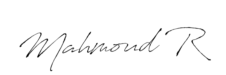 The best way (Antro_Vectra) to make a short signature is to pick only two or three words in your name. The name Mahmoud R include a total of six letters. For converting this name. Mahmoud R signature style 6 images and pictures png