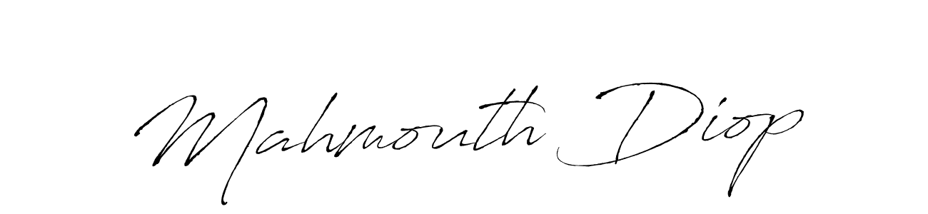Create a beautiful signature design for name Mahmouth Diop. With this signature (Antro_Vectra) fonts, you can make a handwritten signature for free. Mahmouth Diop signature style 6 images and pictures png