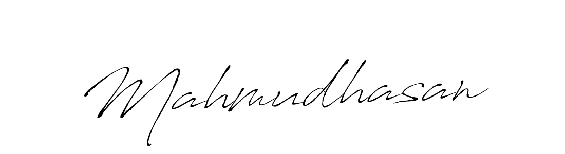 Design your own signature with our free online signature maker. With this signature software, you can create a handwritten (Antro_Vectra) signature for name Mahmudhasan. Mahmudhasan signature style 6 images and pictures png