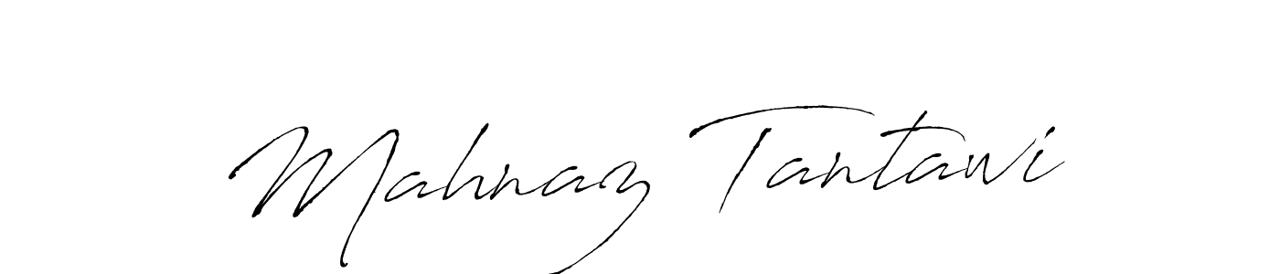 Design your own signature with our free online signature maker. With this signature software, you can create a handwritten (Antro_Vectra) signature for name Mahnaz Tantawi. Mahnaz Tantawi signature style 6 images and pictures png