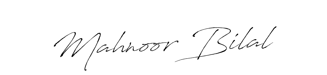 Mahnoor Bilal stylish signature style. Best Handwritten Sign (Antro_Vectra) for my name. Handwritten Signature Collection Ideas for my name Mahnoor Bilal. Mahnoor Bilal signature style 6 images and pictures png