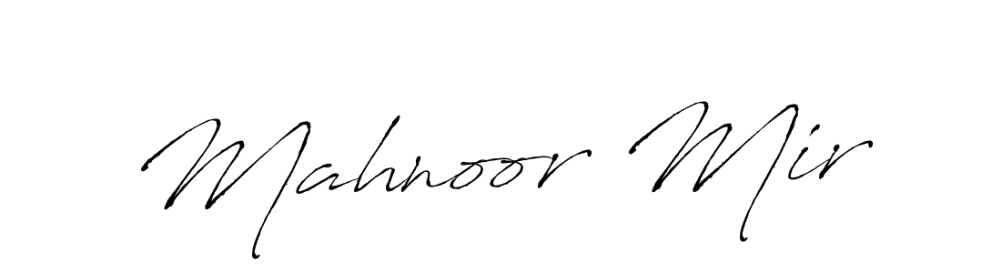 Antro_Vectra is a professional signature style that is perfect for those who want to add a touch of class to their signature. It is also a great choice for those who want to make their signature more unique. Get Mahnoor Mir name to fancy signature for free. Mahnoor Mir signature style 6 images and pictures png