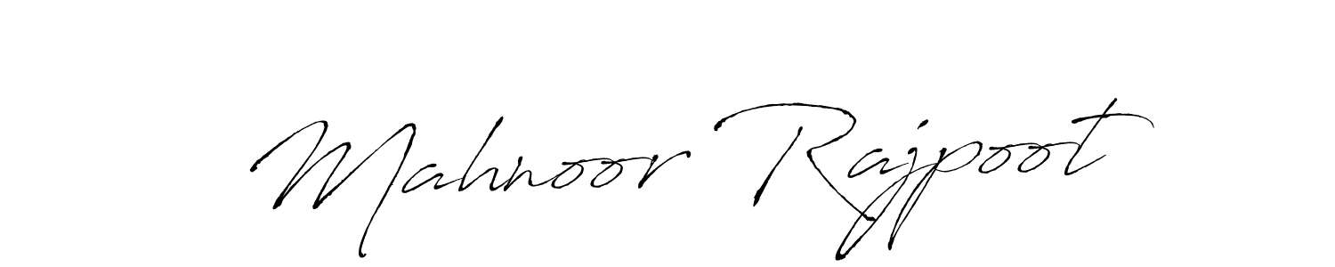 Use a signature maker to create a handwritten signature online. With this signature software, you can design (Antro_Vectra) your own signature for name Mahnoor Rajpoot. Mahnoor Rajpoot signature style 6 images and pictures png