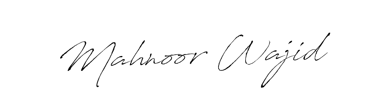 Here are the top 10 professional signature styles for the name Mahnoor Wajid. These are the best autograph styles you can use for your name. Mahnoor Wajid signature style 6 images and pictures png