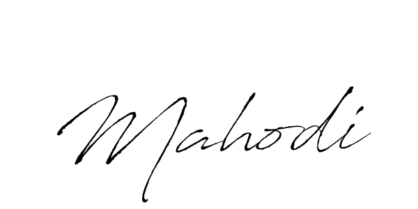 Design your own signature with our free online signature maker. With this signature software, you can create a handwritten (Antro_Vectra) signature for name Mahodi. Mahodi signature style 6 images and pictures png