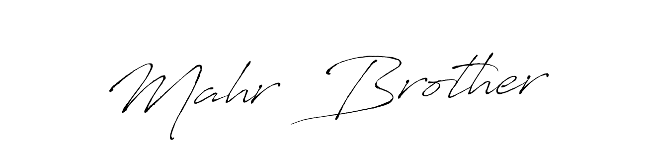 You can use this online signature creator to create a handwritten signature for the name Mahr  Brother. This is the best online autograph maker. Mahr  Brother signature style 6 images and pictures png