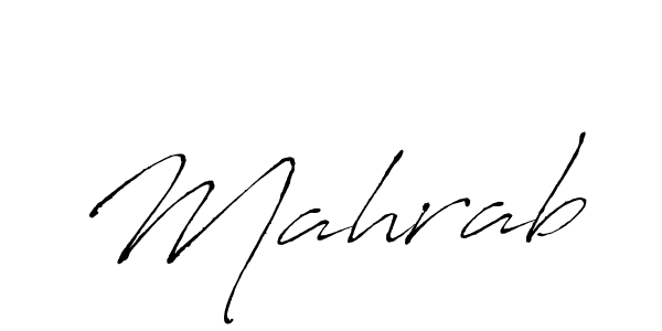 It looks lik you need a new signature style for name Mahrab. Design unique handwritten (Antro_Vectra) signature with our free signature maker in just a few clicks. Mahrab signature style 6 images and pictures png