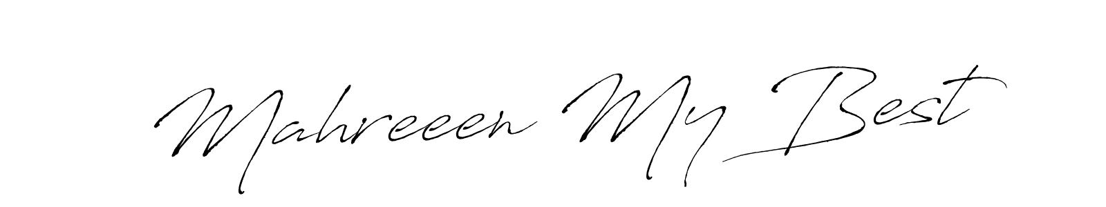 How to make Mahreeen My Best signature? Antro_Vectra is a professional autograph style. Create handwritten signature for Mahreeen My Best name. Mahreeen My Best signature style 6 images and pictures png