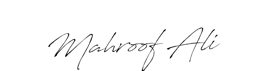 Similarly Antro_Vectra is the best handwritten signature design. Signature creator online .You can use it as an online autograph creator for name Mahroof Ali. Mahroof Ali signature style 6 images and pictures png