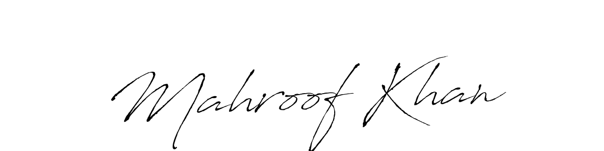 How to make Mahroof Khan signature? Antro_Vectra is a professional autograph style. Create handwritten signature for Mahroof Khan name. Mahroof Khan signature style 6 images and pictures png