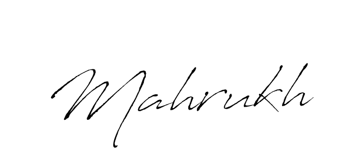 Make a beautiful signature design for name Mahrukh. With this signature (Antro_Vectra) style, you can create a handwritten signature for free. Mahrukh signature style 6 images and pictures png