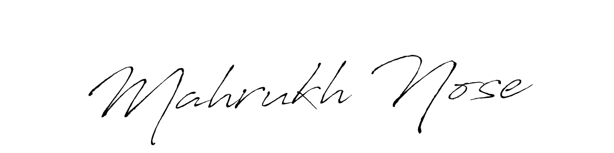 You can use this online signature creator to create a handwritten signature for the name Mahrukh Nose. This is the best online autograph maker. Mahrukh Nose signature style 6 images and pictures png
