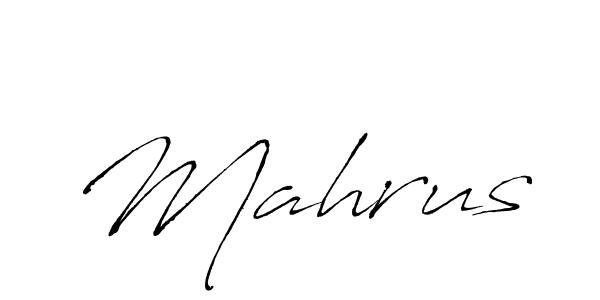 Mahrus stylish signature style. Best Handwritten Sign (Antro_Vectra) for my name. Handwritten Signature Collection Ideas for my name Mahrus. Mahrus signature style 6 images and pictures png