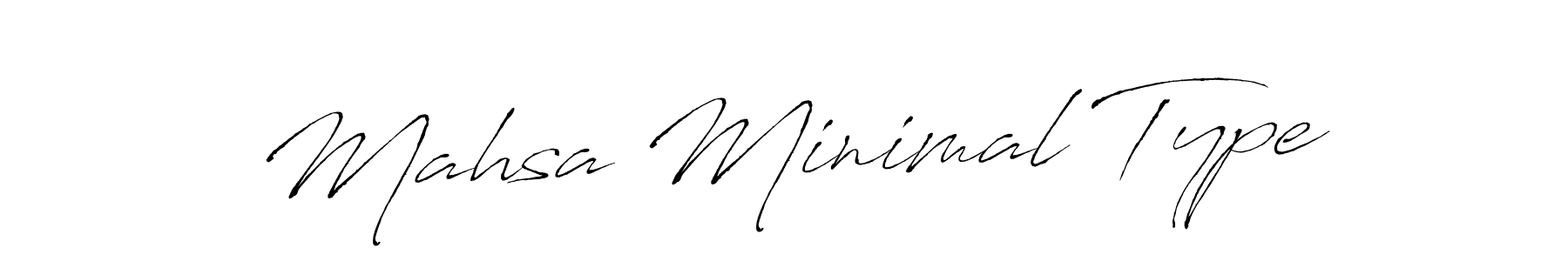 Make a beautiful signature design for name Mahsa Minimal Type. With this signature (Antro_Vectra) style, you can create a handwritten signature for free. Mahsa Minimal Type signature style 6 images and pictures png