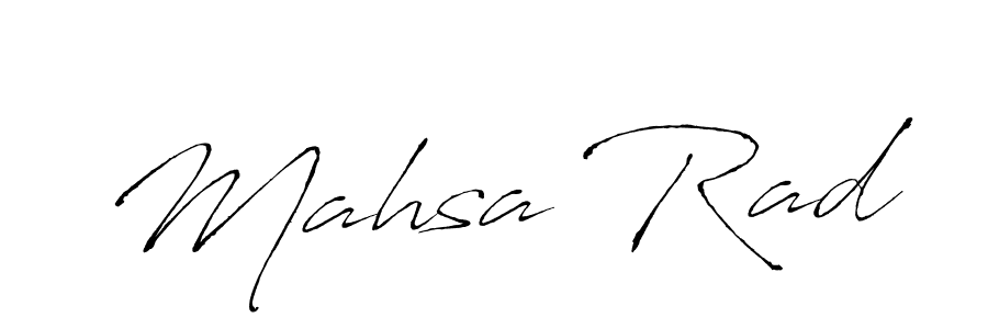 Antro_Vectra is a professional signature style that is perfect for those who want to add a touch of class to their signature. It is also a great choice for those who want to make their signature more unique. Get Mahsa Rad name to fancy signature for free. Mahsa Rad signature style 6 images and pictures png