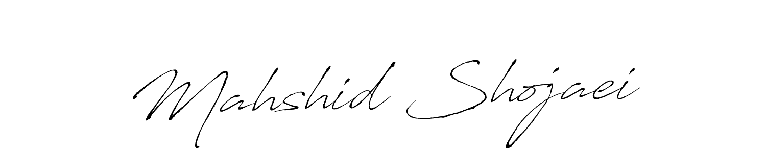 Make a beautiful signature design for name Mahshid Shojaei. With this signature (Antro_Vectra) style, you can create a handwritten signature for free. Mahshid Shojaei signature style 6 images and pictures png