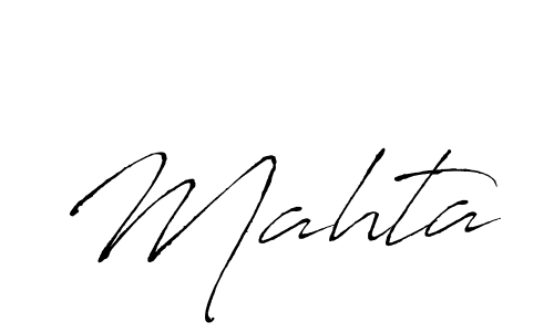 Use a signature maker to create a handwritten signature online. With this signature software, you can design (Antro_Vectra) your own signature for name Mahta. Mahta signature style 6 images and pictures png