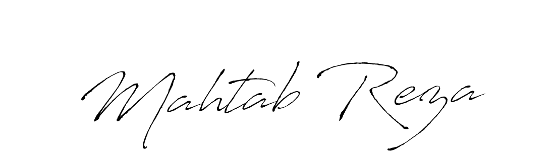 Make a beautiful signature design for name Mahtab Reza. With this signature (Antro_Vectra) style, you can create a handwritten signature for free. Mahtab Reza signature style 6 images and pictures png