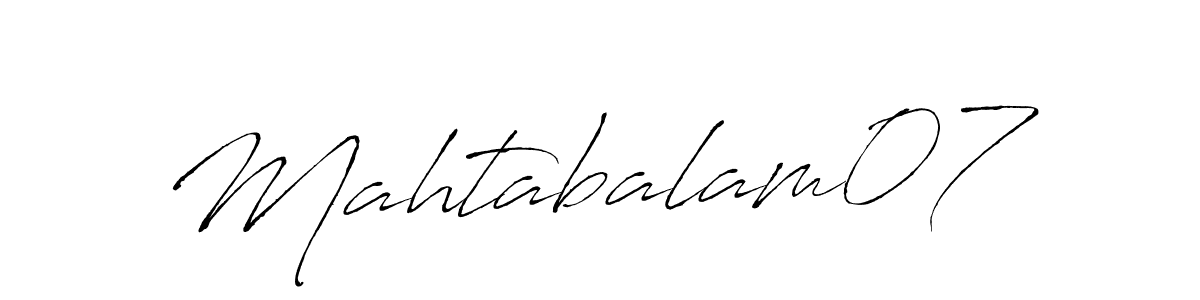 Here are the top 10 professional signature styles for the name Mahtabalam07. These are the best autograph styles you can use for your name. Mahtabalam07 signature style 6 images and pictures png