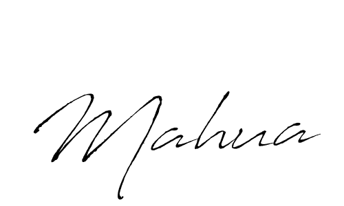 Use a signature maker to create a handwritten signature online. With this signature software, you can design (Antro_Vectra) your own signature for name Mahua. Mahua signature style 6 images and pictures png