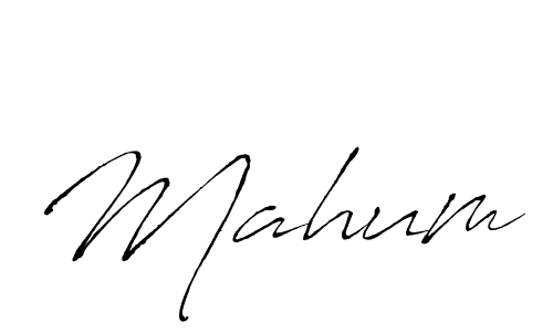 How to make Mahum signature? Antro_Vectra is a professional autograph style. Create handwritten signature for Mahum name. Mahum signature style 6 images and pictures png