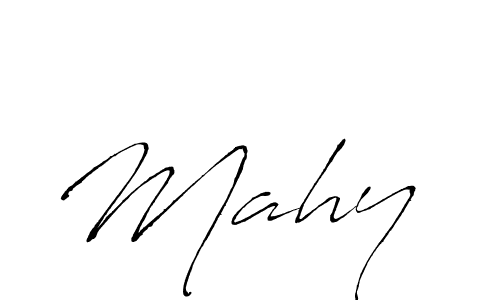 How to make Mahy  name signature. Use Antro_Vectra style for creating short signs online. This is the latest handwritten sign. Mahy  signature style 6 images and pictures png