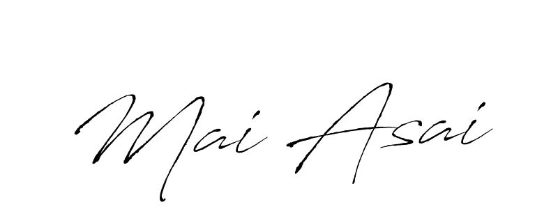 How to make Mai Asai signature? Antro_Vectra is a professional autograph style. Create handwritten signature for Mai Asai name. Mai Asai signature style 6 images and pictures png