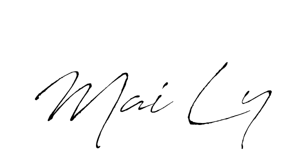 How to make Mai Ly signature? Antro_Vectra is a professional autograph style. Create handwritten signature for Mai Ly name. Mai Ly signature style 6 images and pictures png