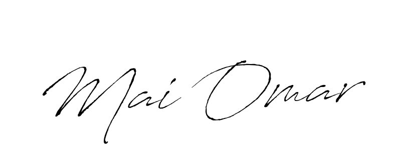 Create a beautiful signature design for name Mai Omar. With this signature (Antro_Vectra) fonts, you can make a handwritten signature for free. Mai Omar signature style 6 images and pictures png
